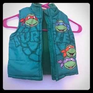 TMNT toddler puff vest